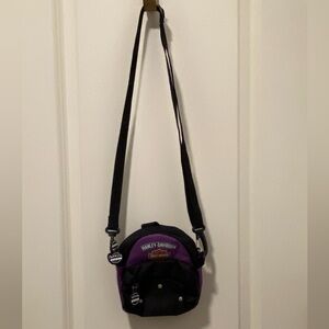 Harley-Davidson Black and Purple Mini Bag